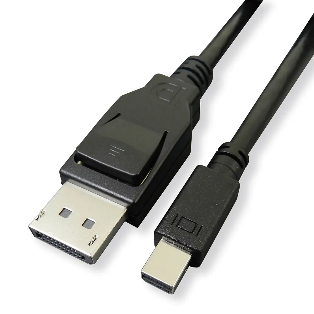 【AMBER】VESA DP1.2認證影音訊號線/mini DisplayPort 公對 DP公(Thunderbolt/4K/60Hz-2.0M)