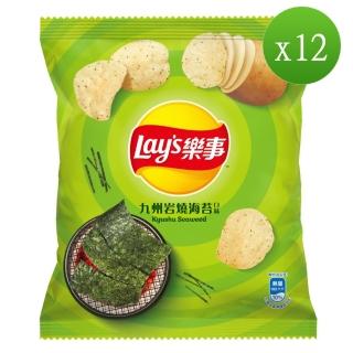 【樂事】九州巖燒海苔味洋芋片34gX12包