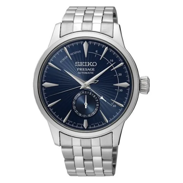 【SEIKO 精工】Presage 調酒師系列 動力儲存顯示機械錶-40mm 禮物 雙11(4R57-00E0A)