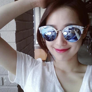 【NINE ACCORD】韓系時尚眉框款 太陽眼鏡(珍珠藍#CARDINAL-CO C03)