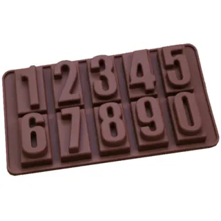 【iSFun】學習數字＊矽膠巧克力模具兩用製冰盒