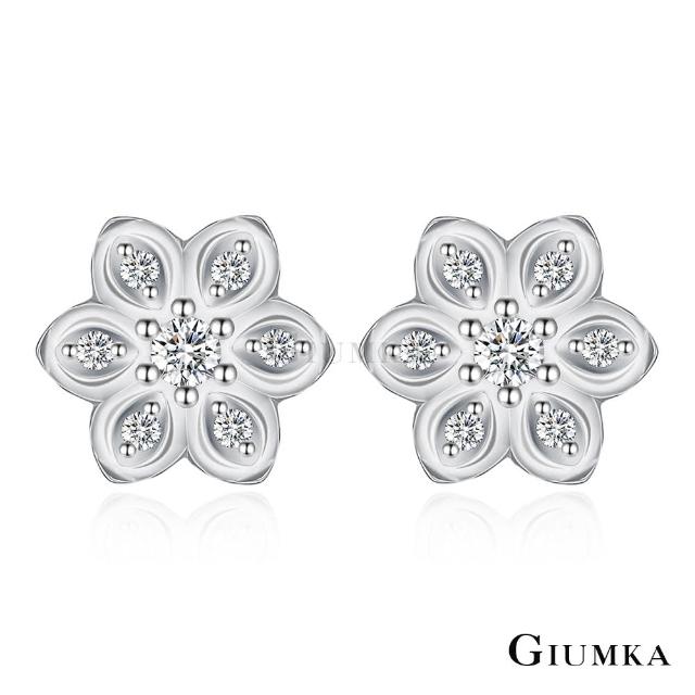 【GIUMKA】新年禮物．純銀耳環．耳針式(銀色白款)