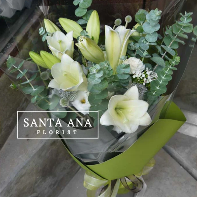 Santa Ana 清新雅韻花束(百合尤加利組合花束)