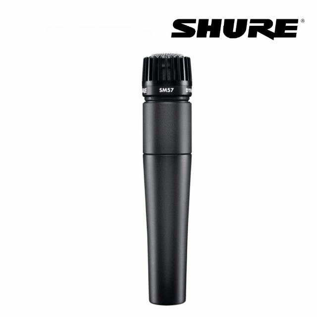 【SHURE】SM57 動圈式 專業收音麥克風(原廠公司貨 商品保固有保障)