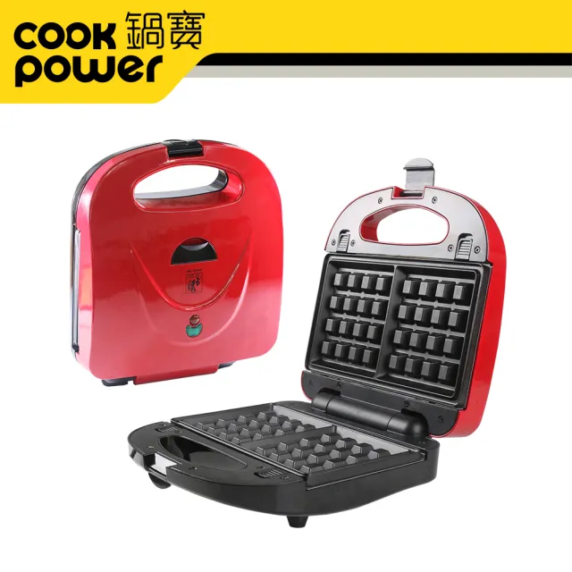 【CookPower 鍋寶】美味多功能鬆餅機-贈綜合烤盤組(EO-MF2255MF2255Y0)