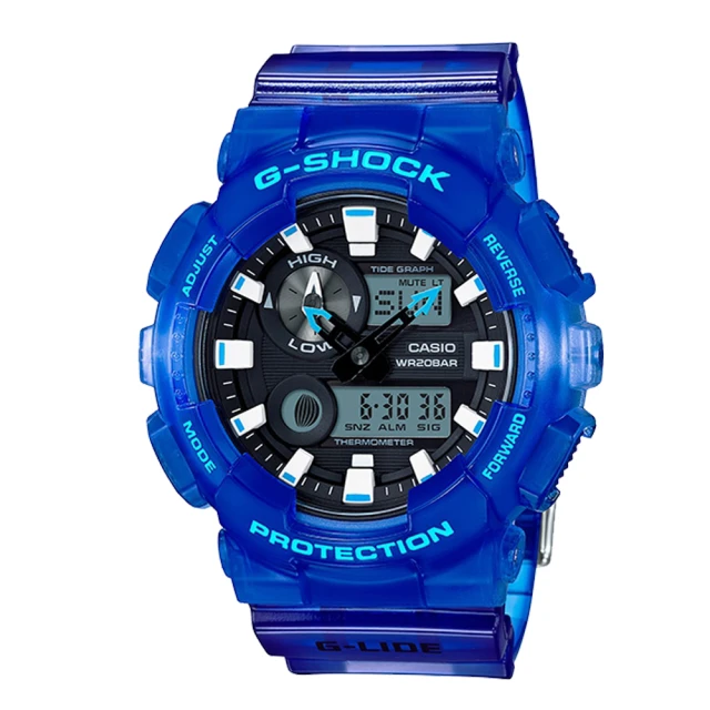 CASIO卡西歐G-SHOCK 系列 夏威夷海洋風格設計_清爽造型風_夏日衝浪運動男錶(GAX-100MSA)