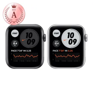 【Apple 蘋果】A 級福利品 Apple Watch S6 Nike GPS 44mm 鋁金屬錶殼(副廠配件/錶帶顏色隨機)