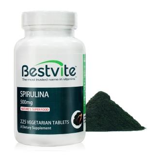【美國BestVite】必賜力高單位藍藻錠1瓶(225錠)