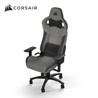 【CORSAIR 海盜船】T3-RUSH 灰黑/布質 電競椅(需自行組裝)