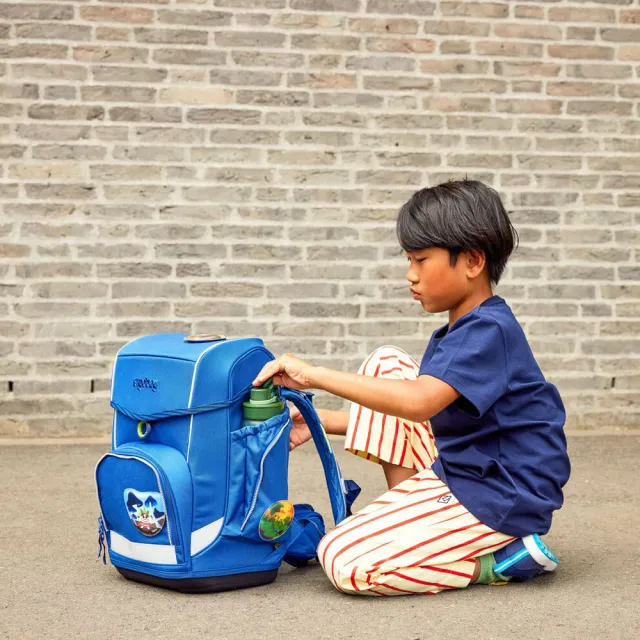 【Kid2Youth 大將作】德國 Ergobag S 基本款書包-紫色冰花/薰衣草紫(兒童成長護脊書包)