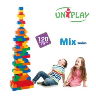 【UNiPLAY】抗菌軟積木 MIX款(120PCS)