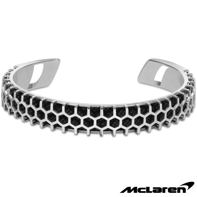 McLaren 邁拉輪 頂級英國超跑不銹鋼碳纖維手環(MG0301 60x50mm)