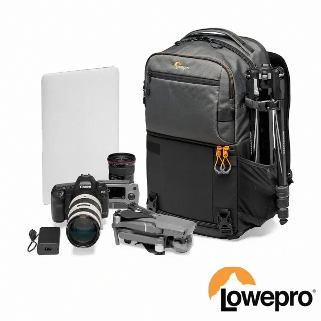 【Lowepro 羅普】Fastpack 飛梭三代 PRO BP250 AW III 攝影後背包 灰(公司貨)