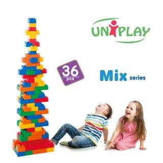 【UNiPLAY】抗菌軟積木 MIX款(36PCS)