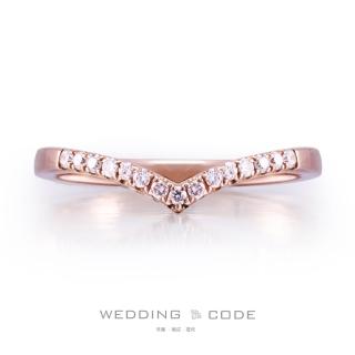 【WEDDING CODE】14K金 28分鑽石線戒 2405玫(天然鑽石 母親節 現貨)