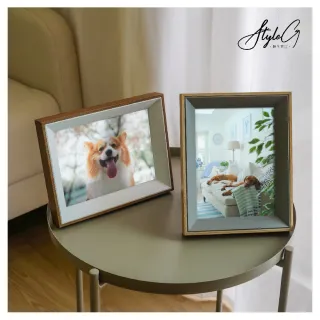 【Style_G 時代家居】品味生活6X8木紋雙色相框-多款任選(相框桌立相框組合相框)
