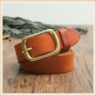 【巴黎精品】現貨+預購 皮帶真皮腰帶(柔軟牛皮手工復古男配件3色a1bz33)