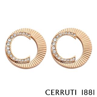 【Cerruti 1881】義大利經典PLEAT耳環(CE1003)