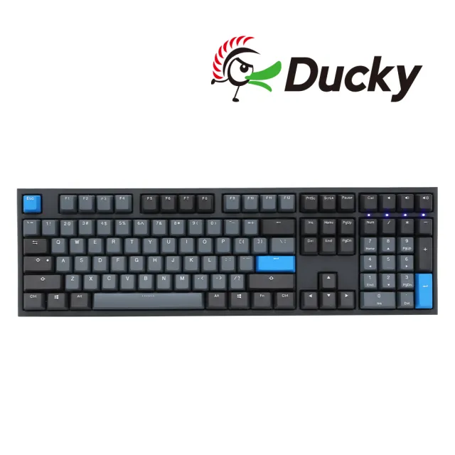 Ducky】One 2 DKON1808 無光版機械式鍵盤中文天際線(銀軸/靜音紅軸