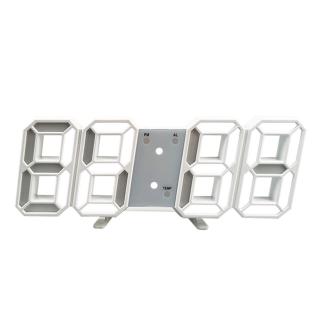 【RoLife 簡約生活】3D創意數字時鐘(LED顯示/溫度計/掛牆/壁掛/立體/鬧鐘)