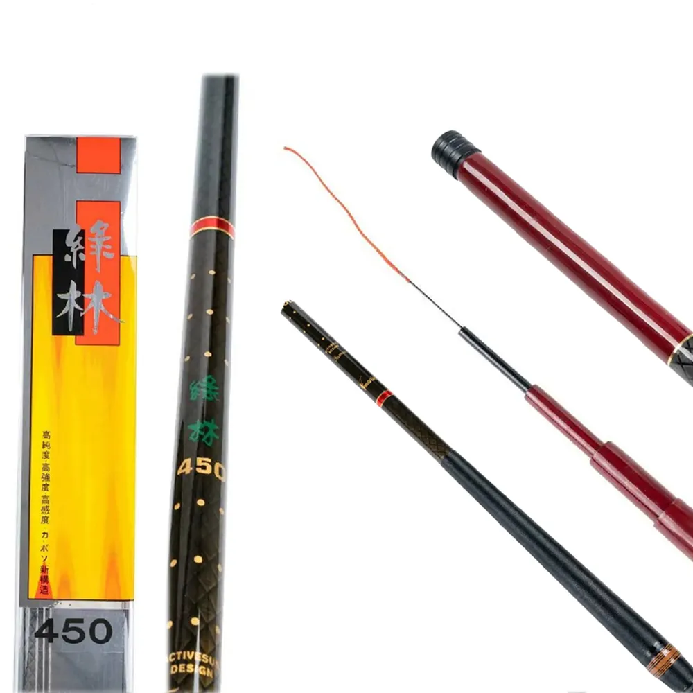 TSUENCHEN 寸真】綠林18尺手竿池釣竿(淡水手竿八工竿溪釣竿管理池水庫