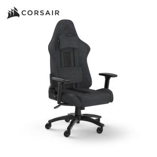 【CORSAIR 海盜船】TC100 RELAXED 灰黑/布質 電競椅(需自行組裝)