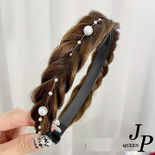 【Jpqueen】麻花魚骨辮子假髮髮箍髮飾(14款可選)