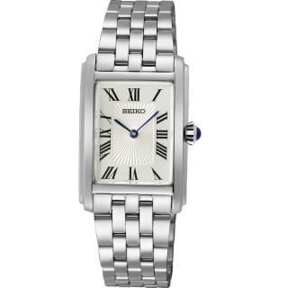 【SEIKO 精工】CS系列 簡約方形女錶(4N30-00M0S/SWR083P1)
