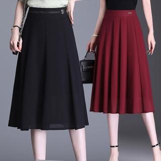 【麗質達人】6675優雅百搭裙-AA(M-4XL)