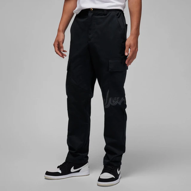 NIKE 耐吉 機能風 長褲 籃球 AS M J ESS UTILITY PANT GCEL 男 黑(FQ0360010)