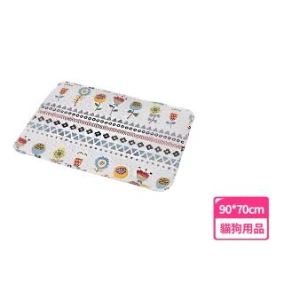 可愛森林防滑寵物睡墊(純棉 吸水地毯 尿墊 保潔墊 地墊 貓咪 狗狗睡墊 狗窩 貓窩 汽車後座 寵物床)