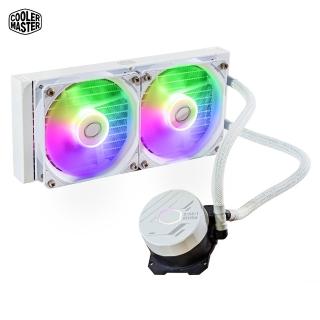 【CoolerMaster】MasterLiquid 240L Core ARGB 白色 水冷散熱器(240L Core ARGB)