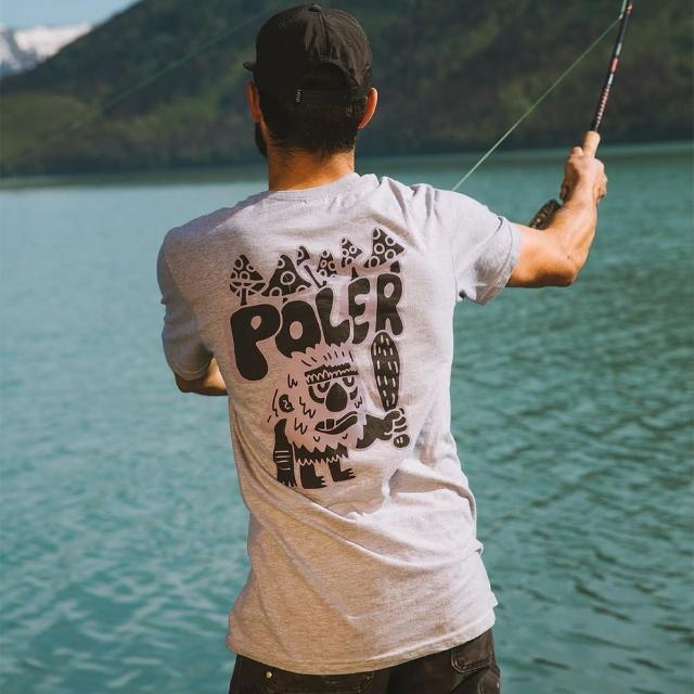 【POLER STUFF】CAVEMAN TEE 短袖上衣(灰色)