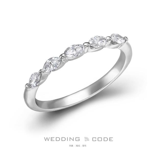 【WEDDING CODE】鉑金 38分鑽石女戒 3821(天然鑽石 母親節 現貨)