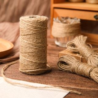 【手工藝】DIY天然手工編織黃麻繩2mm*100m(劍麻貓抓板 貓玩具 麻線 包裝繩 貓磨爪 吊牌 粽葉繩 綁粽子)