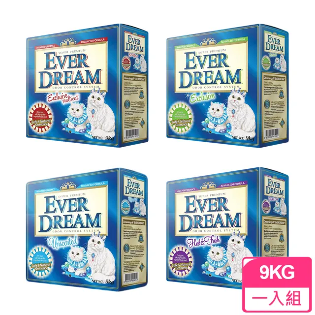 【Ever Dream】韓國藍貓 速凝結貓砂 9KG*1盒(礦砂)