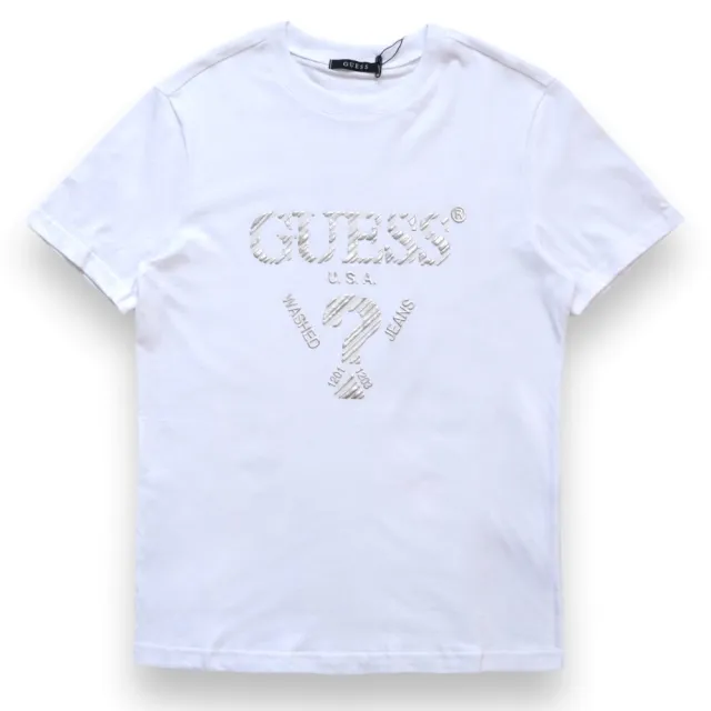 【GUESS】情侶款圓領短TEE 男生 女生 經典款式 短袖T恤