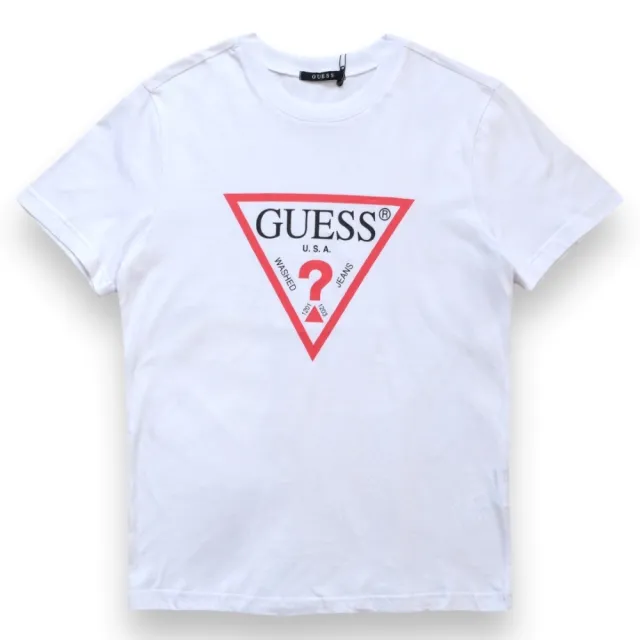 【GUESS】情侶款圓領短TEE 男生 女生 經典款式 短袖T恤