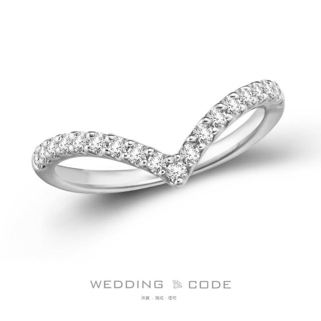 【WEDDING CODE】鉑金 36分鑽石女戒 3790(天然鑽石 母親節 現貨)