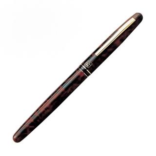 【Kuretake 吳竹】萬年毛筆 漆調茶軸 /支 DU143-15C(日本製)