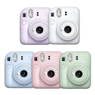 【FUJIFILM 富士】instax mini 12 拍立得相機 含空白底片20張+原廠相本+原廠相機包(mini12公司貨)