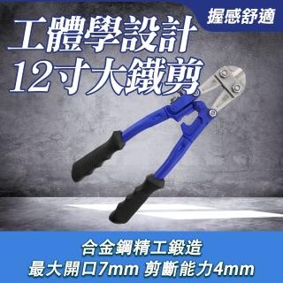 【工具達人】12寸大鐵剪 鋼筋剪 斷線鉗 剪鎖鋼絲 鐵絲鉗 強力斷絲剪子 合金鋼鐵剪 大力破壞剪(190-WC12)