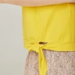 【PINK NEW GIRL】可愛印花側綁結短袖高棉上衣 N1303AQ(2色)