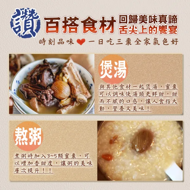 【蔘大王】港式煲湯蜜棗（600gX6）(金絲蜜棗 需燉煮煲湯 湯棗燉湯鮮甜 紅棗營養豐富 香港煲湯的秘訣)