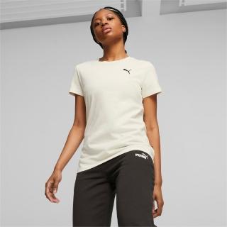 【PUMA】短袖上衣 女款 運動 歐規 白 67598699