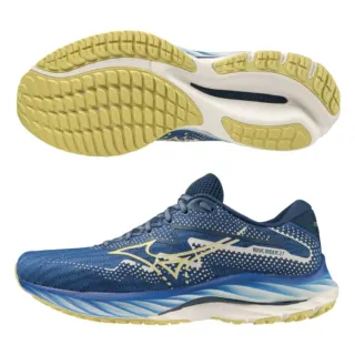 【MIZUNO 美津濃】慢跑鞋 男鞋 運動鞋 緩震 一般型 RIDER 藍 J1GC236201