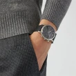 【EMPORIO ARMANI】Classic 三眼計時皮帶手錶-46mm 畢業禮物(AR1828)