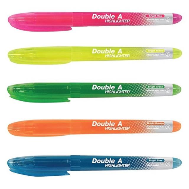 【Double A】螢光筆(平頭 4mm)