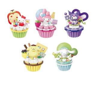 【ToysRUs 玩具反斗城】Qman 啟蒙積木Keeppley 三麗鷗 杯子蛋糕系列積木 五款可選(兒童 玩具 積木 模型)