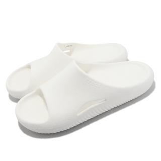 【Crocs】拖鞋 Mellow Slide 男鞋 女鞋 白 麵包涼拖鞋 回彈 卡駱馳(208392100)